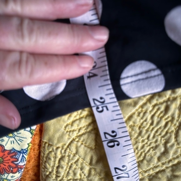 Lularoe small black Gigi top with cream irregular polka dots. NWT.Fitted style. - Picture 11 of 11